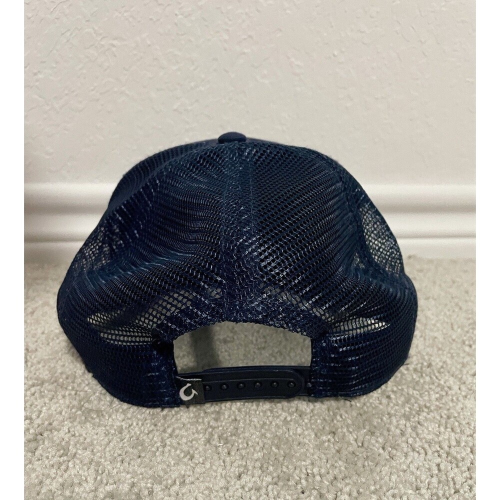 OlaKai SnapBack Hat Baseball Cap Navy Mesh One Size - Picture 3 of 5